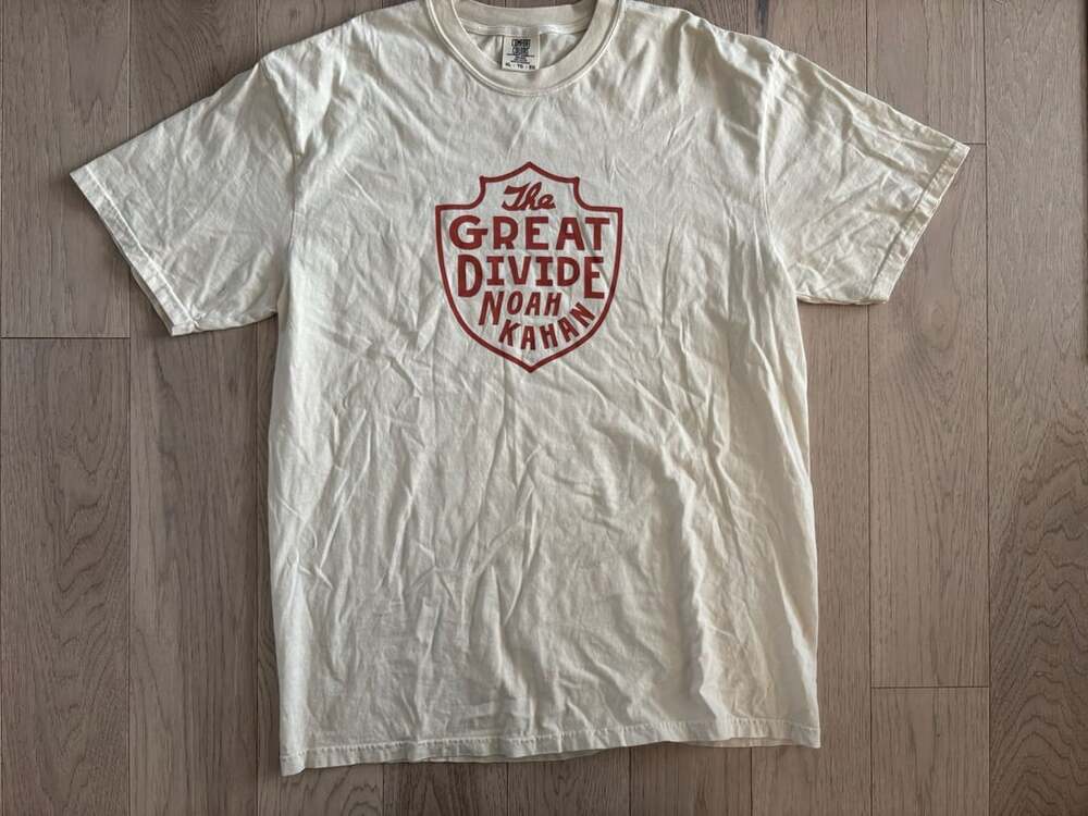 Noah Kahan The Great Divide Tour T-Shirt Size XL